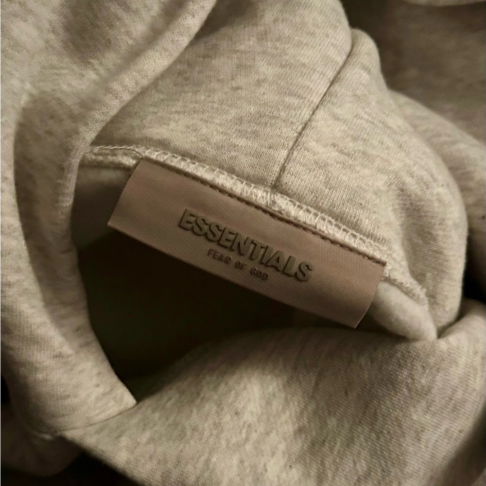 AUTHENTIC Essentials Light Oatmeal Hoodie NWT - image 5